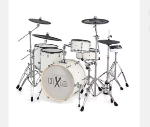 Batterie électronique HXM XD-2000B-KM de couleur blanche au design acoustique - Product Image 2