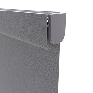 ستائر كهربائية فاخرة صامتة للمكاتب مع قضبان أنيقة - Product Image 1