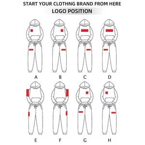 Vente en gros 2025 sweats à capuche et pantalons pour hommes personnalisés ensemble de survêtements 100% coton polaire avec imprimé strass pour l'hiver - Product Image 4