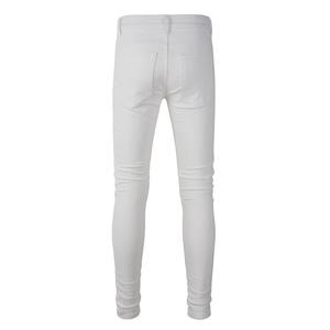 2025 Offre Spéciale de haute qualité 100% coton hommes coupe droite Denim jean conception personnalisée bouton mouche lumière couleur moyenne pour l'automne - Product Image 3