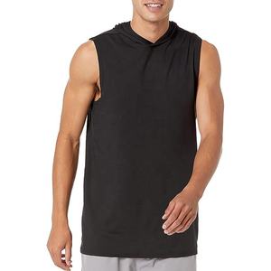 High Quality Sleeveless Men's Gym Hoodie Breathable French Fabric Camo Print Pattern for Muscle Training Workout - Product Image 1