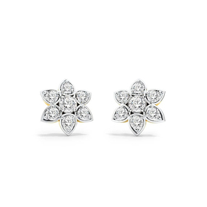 Pendientes de aro de oro de lujo Joyería de diamantes cultivados en laboratorio fino para mujer para opciones de regalo de fiesta o aniversario - Product Image 1