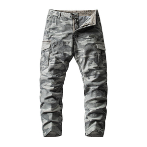 Pantalons pour hommes de style nouveau, pantalons cargo à usage régulier, vêtements de course et de travail pour hommes, pantalons cargo de qualité bon marché - Product Image 1