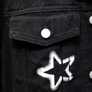 Veste en jean pour homme, veste en jean lavée imperméable, fabriquée au Pakistan, respirante et à séchage rapide, service OEM sur mesure - Product Image 3