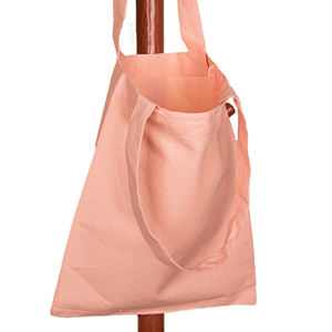 Premium Cotton Tote <b>Bag</b> Long Handles Reusable Biodegradable Hook Loop Closure Sustainable Shopping Custom Branding Corporate - Product Image 4