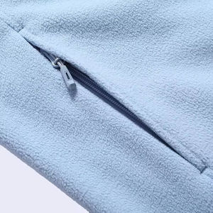 Vestes polaires Logo personnalisé en gros 100% coton polaire hommes veste d'hiver mode vêtements de travail vestes avec poches pour hommes - Product Image 5