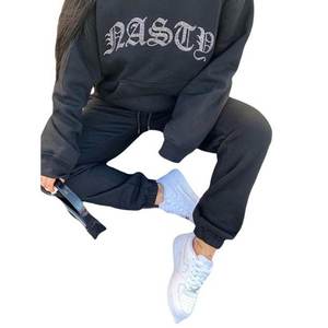 Ensemble de survêtement décontracté de grande qualité pour femmes, automne-hiver, survêtement de qualité supérieure, élégant, confortable, tendance streetwear - Product Image 5