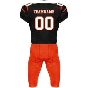 เสื้อฟุตบอลอเมริกันแบบสั่งทำขายส่ง ทรงโอเวอร์ไซส์ สำหรับผู้ใหญ่ ระบายอากาศได้ดี แขนสั้น เหมาะสำหรับการฝึกซ้อม - Product Image 2