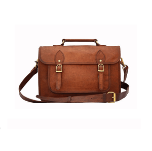 Mochila SLR para cámara de cuero genuino vintage personalizada, bolsa de viaje de lujo de moda para fin de semana con características duraderas - Product Image 2