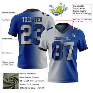 Maillot de Football américain de Performance respirante durable pour les jeunes uniforme d'entraînement personnalisé pour le Club de jour de Match d'école Prac - Product Image 2