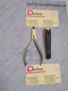 Cortauñas y Alicates de Cutícula de Acero Inoxidable con Punta Chapada en Oro, los Más Vendidos, con Logotipo Personalizado, Pakistán - Product Image 4