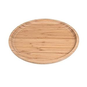 Assiettes de présentation en bois peintes à la main, rondes, personnalisables pour la maison, l'hôtel, le restaurant, les fêtes - Product Image 3