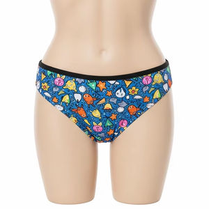 Braguitas de Bikini con Estampado de Transferencia de Calor sin Costuras para Adultos, Spandex Suave, Nailon Elástico, Cómodo para Uso Diario, Ropa Interior - Product Image 1