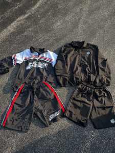 Windbreaker Tracksuit Sets New Arrivals Zip up Hoodie and Short Sets for Men Women Tracksuits for Sale - Product Image 3