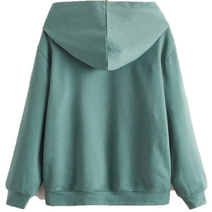 เสื้อสเวตเตอร์มีฮู้ดสองชิ้นแบบลำลองมีฮู้ดโอเวอร์ไซส์กางเกงกีฬาวอร์มชุดวิ่งจ๊อกกิ้งแนวสตรีทแวร์ - Product Image 5