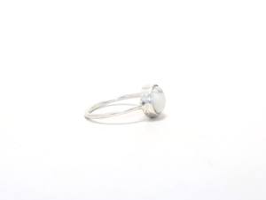 Bagues en argent sterling 925 les plus exigeantes Bagues en argent howlite naturel Bijoux en pierres précieuses Bagues personnalisées Prix de gros du fabricant - Product Image 3