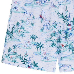 Men's Casual Knitted <b>Swim</b> Shorts Trunks Quick Drying Breathable Eco-Friendly 100% Polyester Board Shorts for Beach Swimming - Product Image 4