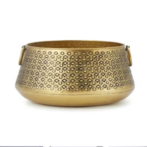 Zinc Honeycombe Metal <b>Planters</b> Small Large Decorative Iron Flower Pots Garden Supplies for Hanging Floor Use Wholesale Available - Product Image 3