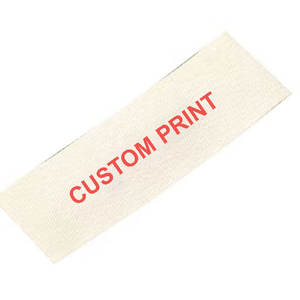Étiquettes tissées personnalisées en papier imprimé, prix d'usine en gros, pour vêtements, chaussures, sacs - Product Image 2