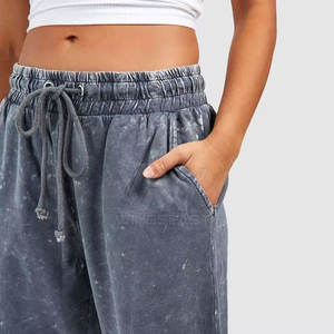Pantalon de lavage à l'acide respirant pour femmes en stock pantalon de lavage à l'acide professionnel léger de qualité supérieure - Product Image 5