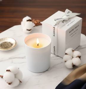 Vela de Cera de Soja de Lujo en Vaso de Vidrio con Tapa de Madera, Caja y Logotipo Personalizados Disponibles, Mejor Precio al por Mayor - Product Image 4