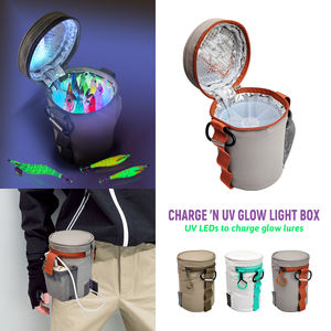 Leurre artificiel en silicone et plastique HATCH HL-01 UV Glow, type minnow, pour la pêche en eau salée - Bateau, plage et pêche sur roche - Product Image 4