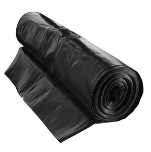 PE Construction Film, Waterproof Vapor Barrier, Concrete Curing &amp; Renovation Dustproof Builders <strong>Sheeting</strong> Black White Clear - Product Image 2