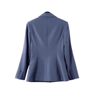 Traje de Negocios Personalizado para Mujer, Blazer de Tela de Terciopelo, Cómodo, Transpirable, Manga Larga, Cierre de Botones, Nuevo Diseño 2026 - Product Image 3