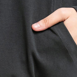 Oversized Heavyweight Cotton Blend Winter Hoodie for Women Custom Embroidery Option <b>Distressed</b> Hem Relaxed Streetwear Fit Lined - Product Image 4