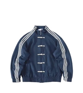 2025 Lente En Herfst Nieuw Product Hot Selling Product Stand Kraag Platte Knoop Jas Heren Losse Zak Jas - Product Image 2