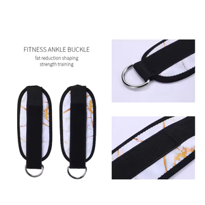 Correas de Tobillo de Neopreno y PU con Logotipo Personalizado de Alta Calidad para Entrenamientos de Fitness y Seguridad en Máquinas de Gimnasio con Cables - Product Image 3