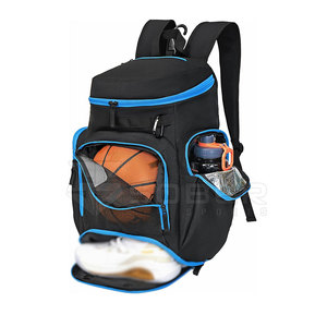 Nueva llegada Casual Cómoda Mochila de baloncesto Poliéster de calidad premium con función antirrobo USB - Product Image 1