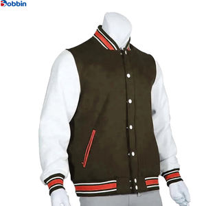 Veste de baseball varsity pour homme de haute qualité personnalisée, veste d'hiver de collège, en tissu de toile, nouvelle conception, taille plus - Product Image 3