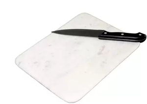 Planche à découper en bois d'acacia marbré au design classique Planche à découper rectangulaire écologique pour aliments cuits au fromage Poignée de cuisine - Product Image 6