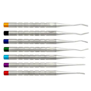 Ascenseurs de luxation dentaire Instruments d'extraction de racines de périotome PDL Ensemble d'instruments médicaux colorés de 7 pièces d'équipement dentaire - Product Image 5