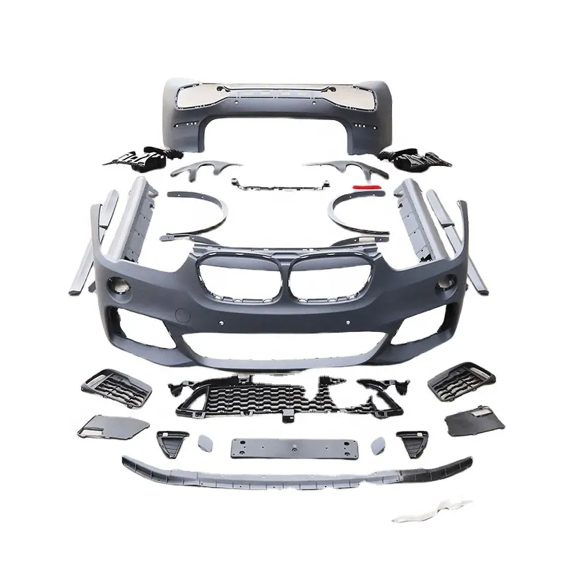 Per BMW X1 F48 F49 modificato M sports MTECH large surround kit ruota sopracciglio paraurti anteriore rete centrale OE/51117453562