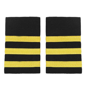 Best Quality Customized Design Soft Slip Epaulettes <b>Uniform</b> Shoulder Board <b>Airline</b> <b>Uniforms</b> Epaulettes - Product Image 2