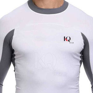 Créez votre propre logo, Rash Guards pour hommes à manches longues sur mesure, Spandex/Polyester, écologiques, légers, séchage rapide, service OEM - Product Image 6