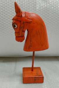 หน้ากากหัวนักเต้น kathakali ทำจากไม้ที่เหมาะสำหรับการตกแต่งบ้านเหมาะสำหรับขายต่อในหลากหลายขนาด - Product Image 3