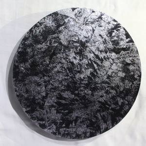 Plateau tournant en bois d'acacia gravé, très demandé, pour la maison, plateau rotatif en bois, design indien, pour support à épices en verre - Product Image 1