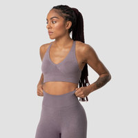 Sport Bra Olahraga Wanita Plus Size Ramah Lingkungan, Bernapas, Dapat Disesuaikan, Berkualitas Tinggi untuk Yoga Putih dengan Label Pribadi
