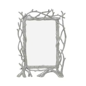 Handcrafted metal <b>glass</b> photo <b>frame</b> with intricate detailing and premium artistry <b>for</b> sophisticated home decor - Product Image 6
