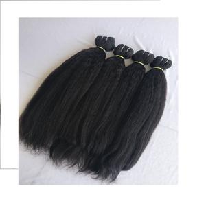 Vente en gros 100% extensions vierges brutes non transformées pour temple indien Remy 22 ''Yaki Straight Bundle Single Drawn 12A kg Indian Vendeur - Product Image 1