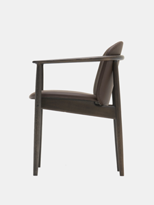 Ensemble de chaises modernes de salle à manger d'hôtel et de luxe pour meubles chaise de restaurant en cuir tufté de luxe en bois - Product Image 4