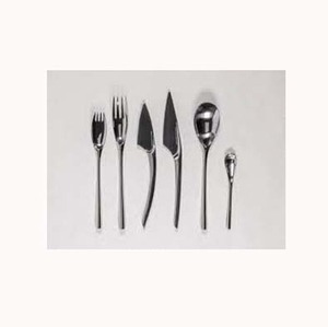 Acier Inoxydable Argent Poli Avec Poignée Design Courbé Couverts Vaisselle Couverts Ensembles de Couverts - Product Image 1