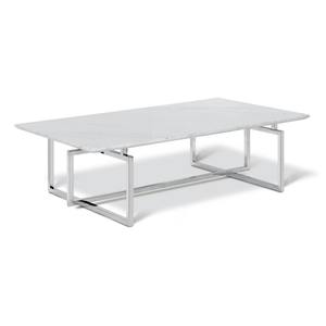 Tables basses modernes écologiques de conception nouvelle, tables gigognes, table centrale, cadre en acier trempé coloré argenté dans le salon - Product Image 2