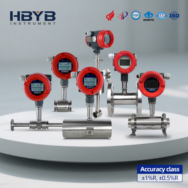Industrial Grade Digital Aqueous Solutions Tap Pure Deionized Water Turbine Flow Meter with CE Certified Stainless Steel OEM Oil