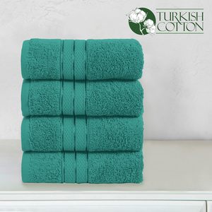 100% Turkish Cotton Bath Hand Towels Eco-friendly & <b>Super</b> Soft 16"x28" Quick-Dry Absorbent & Antimicrobial Washcloths - Product Image 3