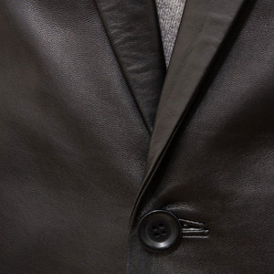Wholesale Custom Made High Quality <strong>Men's</strong> Leather <strong>Blazer</strong> Breathable Winter Wear <strong>Men</strong> Leather <strong>blazer</strong> with Customized Color &amp; Design