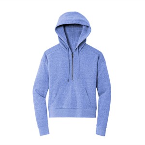 Sudadera con capucha Royal informal con media cremallera PARA MUJER: Sudadera con capucha elegante y cómoda para uso diario, perfecta para - Product Image 1
